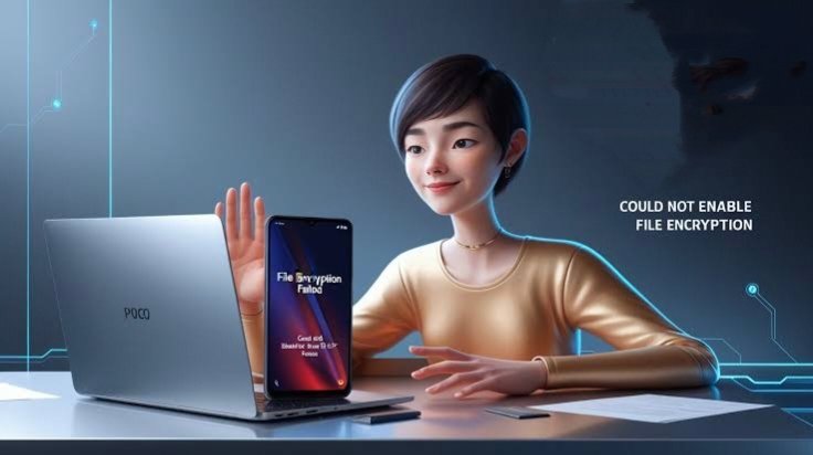 poco x6 pro does not encrypt files error